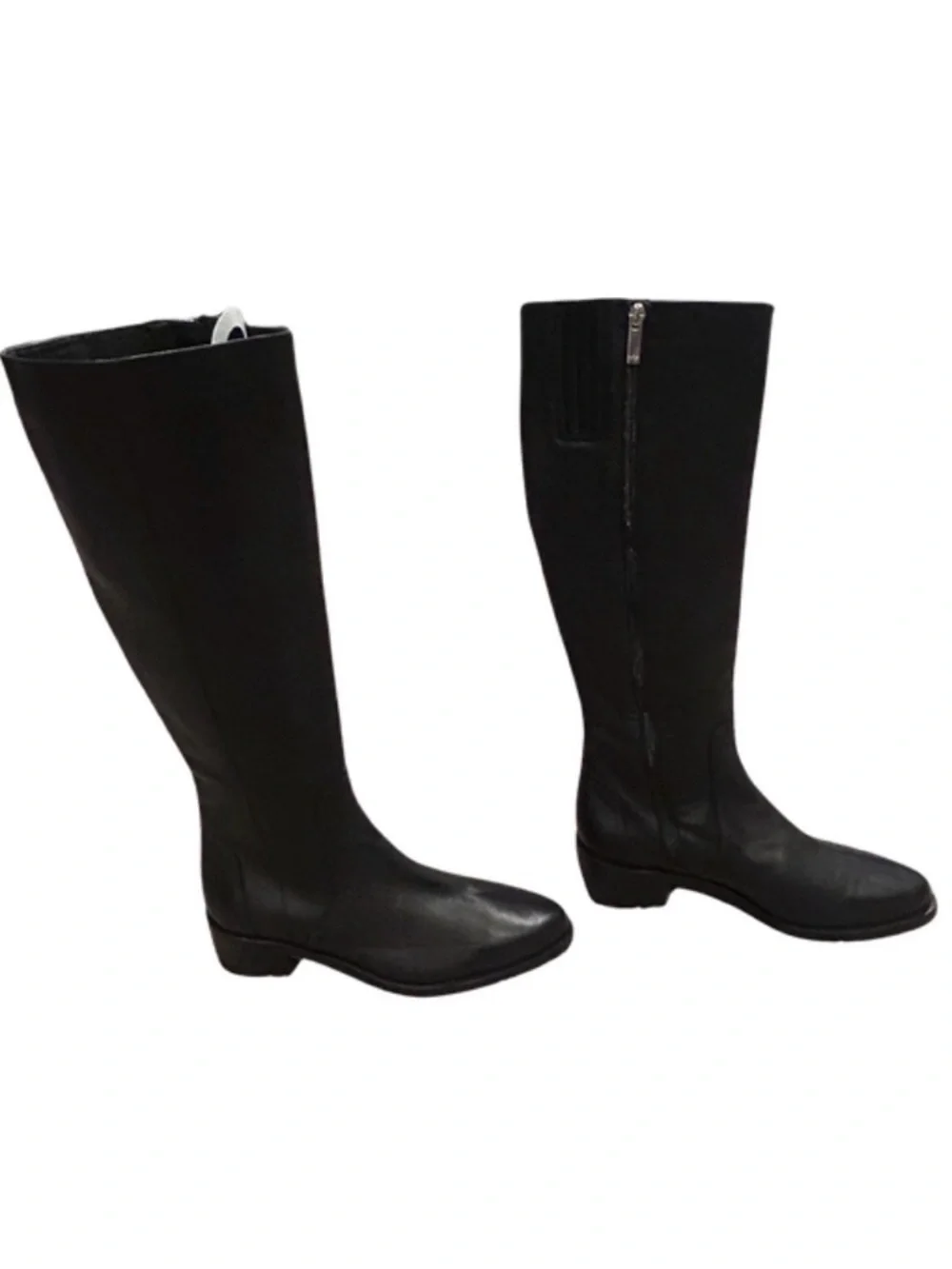 Aquatalia Gracelynn Leather Knee High Boots | Black | Size 9.5